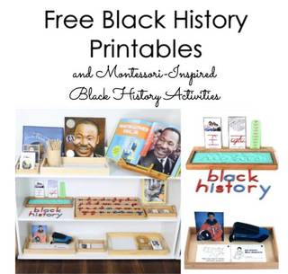Free Black History Printables and Montessori-Inspired Black History Activities